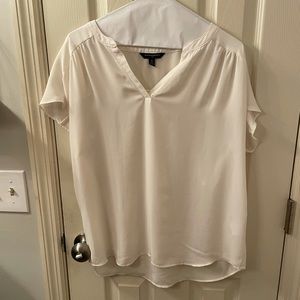 White Banana Republic Blouse size Medium